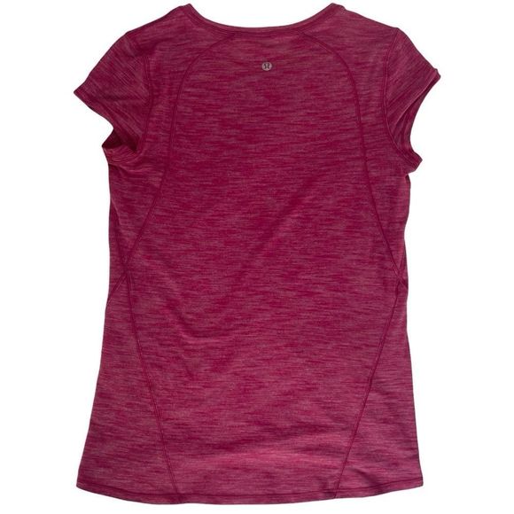 Lululemon Another Mile Short Sleeve - Heathered Violet Red - Picture 8 of 11